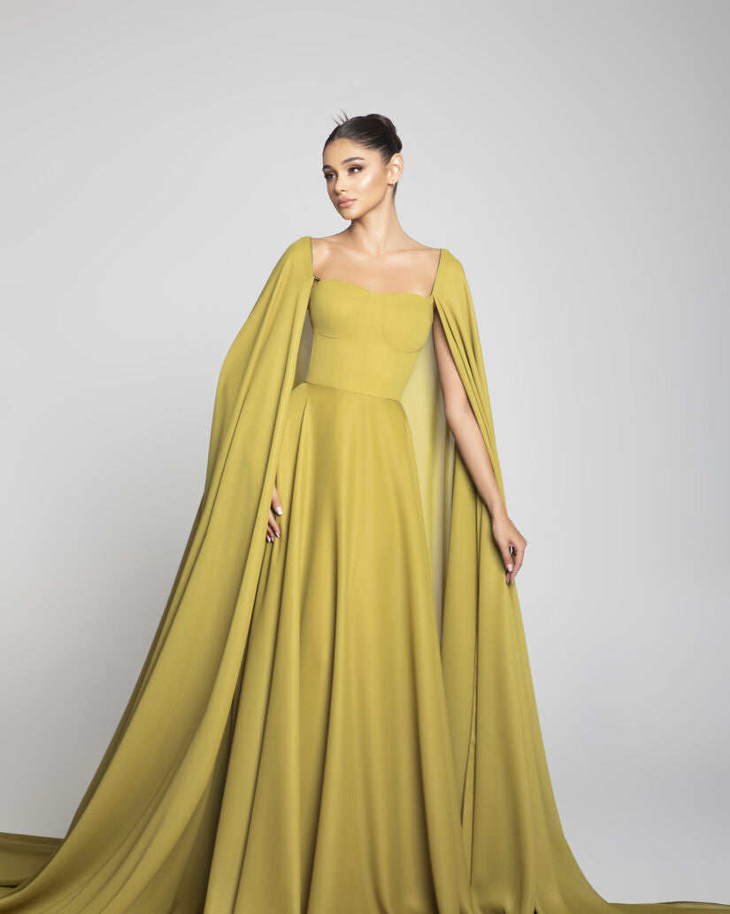 Hanadi Abboud Yellow Dress