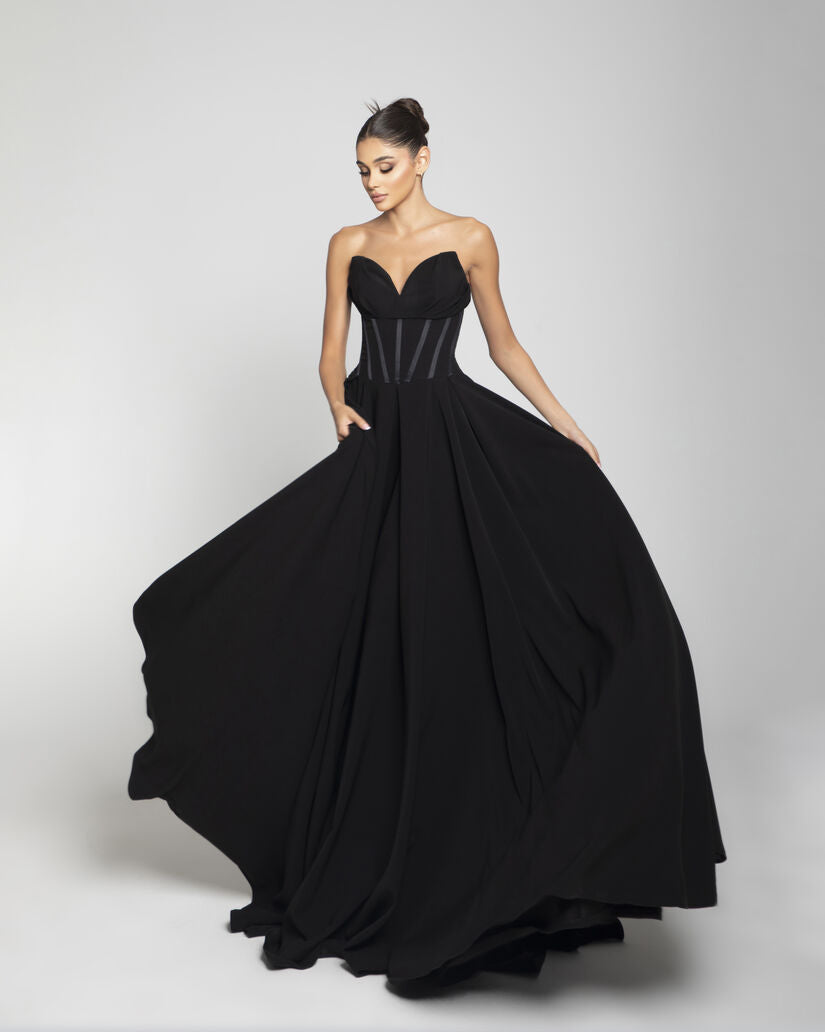 Hanadi Abboud Black Dress