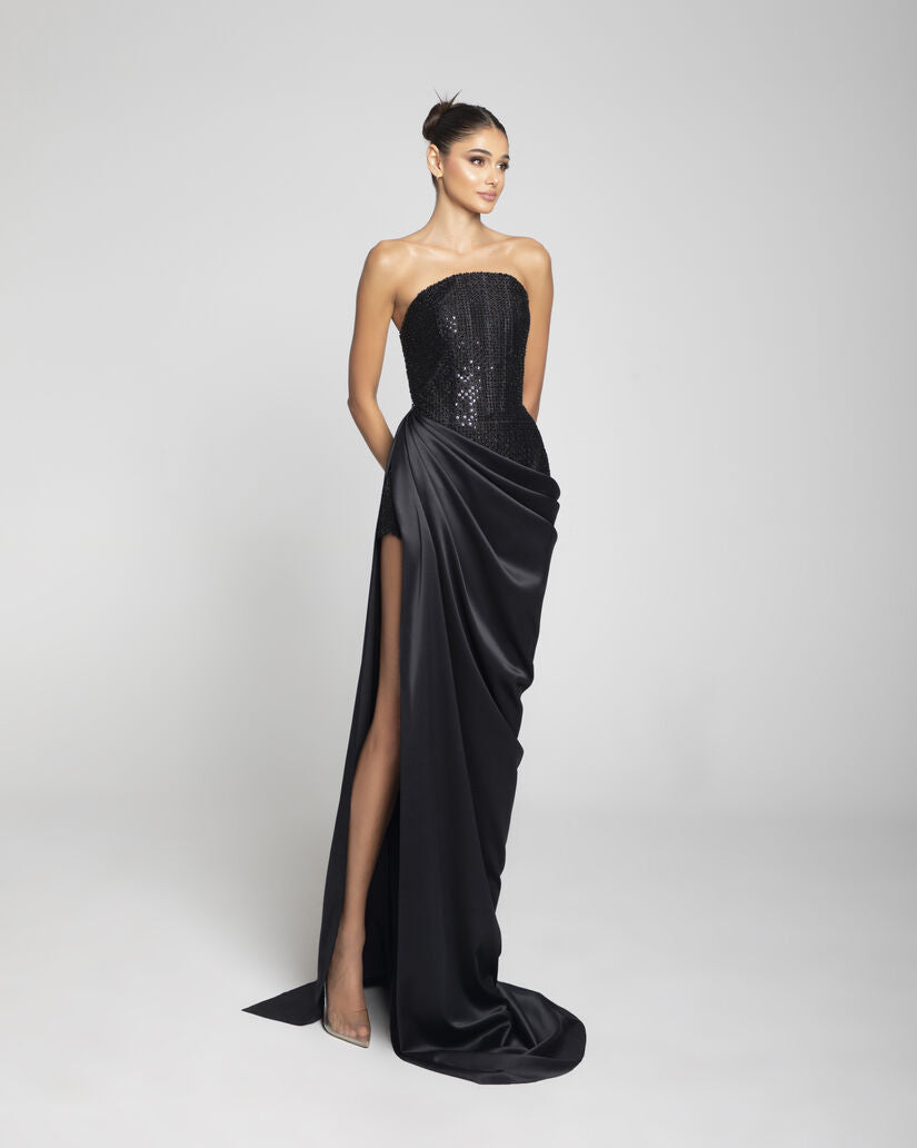 Hani & Muhannad Black Dress