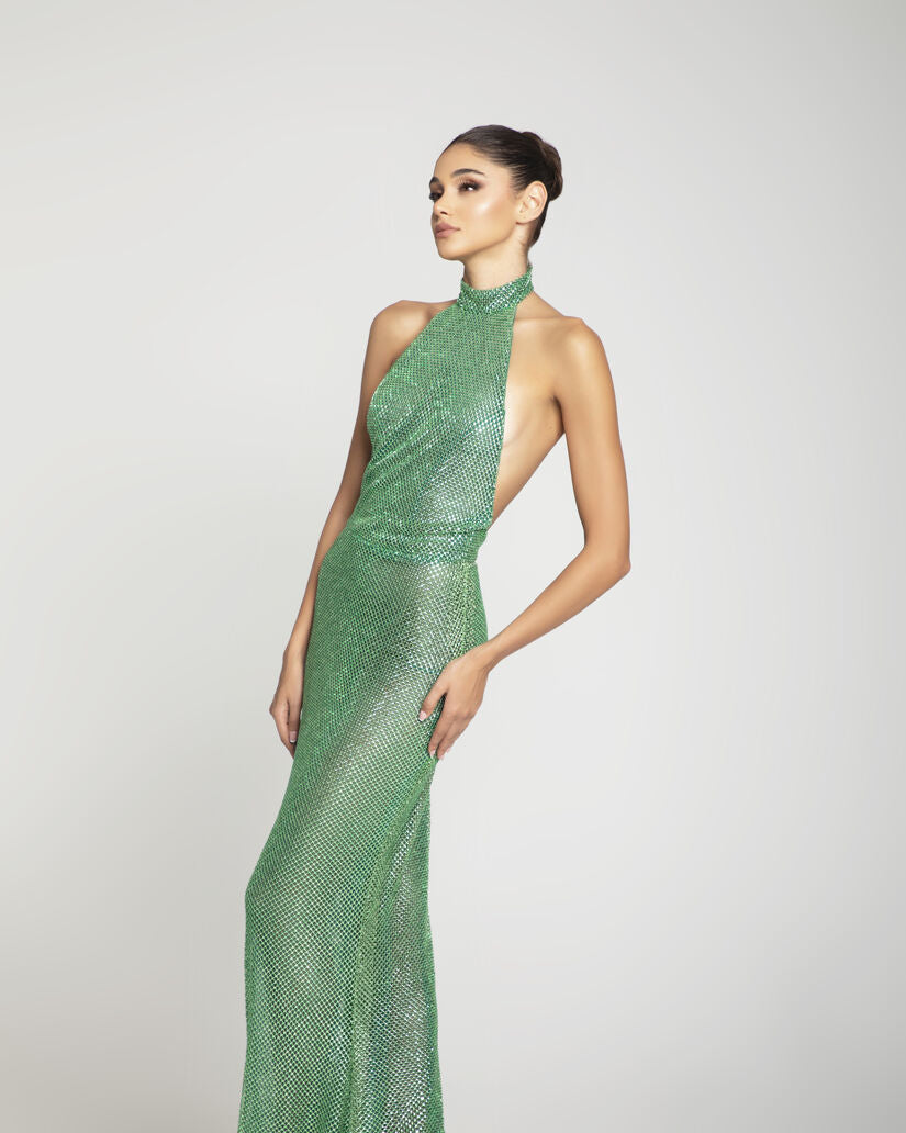 Hani & Mohannad Green Dress